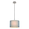 SLV Pendelleuchte FENDA, 150cm, mit Rosette, E27, ohne Schirm, Chrom