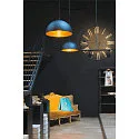SLV Pendelleuchte FORCHINI M PD-1 50 cm, schwarz / gold