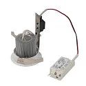 SLV LED Einbauleuchte CONTONE ROUND Downlight, schwenkbar, weiß
