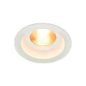 SLV LED Einbauleuchte CONTONE ROUND Downlight, schwenkbar, weiß, IP44