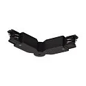 Zubehör für 3-Phasen Aufbauschiene S-TRACK ON/OFF - Flex-Verbinder mit Gelenk, verstellbar 30° - 330°, schaltbar, schwarz