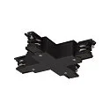 Zubehör für 3-Phasen Aufbauschiene S-TRACK ON/OFF - X-Verbinder, IP20, max. 16A, schaltbar, schwarz