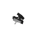 Zubehör für 3-Phasen Stromschiene S-TRACK - Pendelleuchten-Adapter, für 1 Drahtseil, mechanisch, schwarz