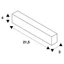 SLV Zubehör für EASYTEC II Flexverbinder, silbergrau