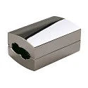 Zubehör für 2-Phasen Stromschiene EASYTEC II® - Längsverbinder, Chrom