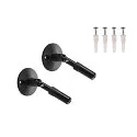 WANDHALTER, für TENSEO Niedervolt-Seilsystem, flexible, 2 Stück, schwarz