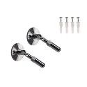 WALL HOLDER, for TENSEO low-voltage wire system, long, 2 items, chrome
