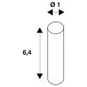 ISOLIERVERBINDER, für TENSEO Niedervolt-Seilsystem, 2 Stück