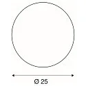 SLV Outdoor Kugelleuchte / Bodenleuchte ROTOBALL 25 FL, IP44, E27, mit Steckerkabel, Stahl / PE, weiß, Ø 25 cm