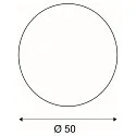 SLV Outdoor Kugelleuchte / Bodenleuchte ROTOBALL 50 FL, IP44, E27, mit Steckerkabel, Stahl / PE, weiß, Ø 50 cm