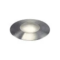 LED Recessed luminaire TRAIL-LITE LED Cover Stainless steel with satinated glass insert