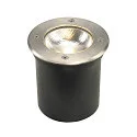 LED Outdoor Bodeneinbauleuchte ROCCI, IP67 IK08, 8.6W 3000K 580lm 120°, schaltbar, starr, Edelstahl 316, Blende rund