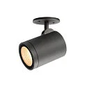 SLV LED Außenstrahler HELIA SPOT L, IP66 IK04, 15W 3000K 1340lm 40°, kardanisch, 300cm IP-Steckerkabel, dimmbar, anthrazit