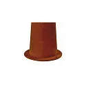 SLV Outdoor Stehleuchte RUSTY® ROUND 40, IP55, E27 TC-DSE max. 11W, FeCSi-Stahl gerostet, 40cm