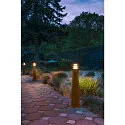 Outdoor Stehleuchte RUSTY® ROUND 70, IP55, E27 TC-DSE max. 11W, FeCSi-Stahl gerostet, 70cm