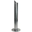 Erdspieß für Outdoor Stehleuchten RUSTY 40 / 70, Länge 50cm / Ø 18.5cm, Edelstahl 304 verzinkt