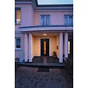 Außenleuchte BULAN Wand-/Deckenleuchte, rund, E14, max. 60W, satiniertes Glas, anthrazit