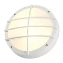 Wandleuchte BULAN GRID, rund, E27, max. 2x25W, weiß