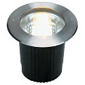 SLV Outdoor luminaire DASAR® 215 UNI Floor recessed luminaire, with round Stainless steel cover round cover