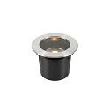 Outdoor Bodeneinbaustrahler DASAR® 215, IP67 / IP65 IK08, GU10 QPAR111 max. 75W, Edelstahlblende 316, begehbar, Rund