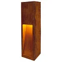 Outdoor Stehleuchte RUSTY® SLOT 50, IP44, E27 TC-DSE max. 11W, FeCSi-Stahl gerostet, 50cm
