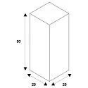 SLV Erdspieß für Outdoor Stehleuchte RUSTY CONE 40 / 70, Länge 50cm / Ø 20.5cm, Stahl verzinkt