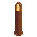 SLV Outdoor Stehleuchte RUSTY® CONE 70, IP54 IK02, E27 TC-DSE max. 11W, FeCSi-Stahl gerostet, 70cm