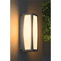 SLV Outdoor Wand-/Deckenleuchte MERIDIAN BOX, E27, IP54, Silbergrau