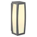 SLV Outdoor Wand-/Deckenleuchte MERIDIAN BOX, E27, IP54, anthrazit