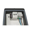 SLV Außenleuchte MERIDIAN BOX Wandleuchte, E27, IP54, mit Sensor, anthrazit