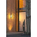 SLV Außenleuchte MERIDIAN BOX Wandleuchte, E27, IP54, mit Sensor, anthrazit