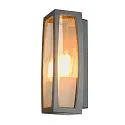 SLV Außenleuchte MERIDIAN BOX 2 Wandleuchte, E27, IP54, anthrazit
