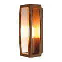 Außenleuchte MERIDIAN BOX 2 Wandleuchte, E27, IP54, rostfarben