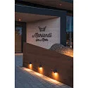 LED Wall luminaire PEMA LED, anthracite, round, PowerLED, 3000K, 110lm