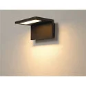 SLV LED Außenleuchte ANGOLUX WALL Wandleuchte, 120°, SMD LED, 3000K, IP44, anthrazit