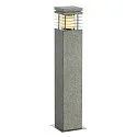 Outdoor Stehleuchte ARROCK GRANITE 70, IP44 IK02, E27 T38, offenes Kabel, Granit salt & pepper / Edelstahl 304, 70cm