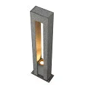 SLV Outdoor Stehleuchte ARROCK ARC, IP44 IK02, 70.5cm, GU10, Granit salt & pepper / Edelstahl 304