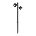 Outdoor Spießleuchte SITRA 360 SL SPIKE, IP44 IK04, 67cm, 2-flammig, 2x GX53, verstellbar, mit Steckerkabel, anthrazit