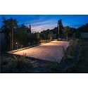 SLV Outdoor Spike luminaire SITRA 360 SPIKE, 2-heads, 67cm, IP44, 2x GX53, swivelling 90°, rotatable, with cable, anthracite