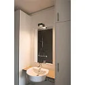 SLV Außenwandleuchte / Spiegelleuchte QUADRASYL WL 15, IP44, GX53 TCR-TSE max. 11W, Aluminium, Anthrazit