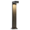 Outdoor Stehleuchte QUADRASYL 75, IP44, 75cm, GX53 TCR-TSE max. 11W, Aluminium, anthrazit