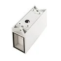 SLV Outdoor LED Wandleuchte QUAD UP/DOWN 15 WL, IP44 IK02, eckig, 8W 3000K 2x 290lm 2x110°, Aluminium / Glas, schaltbar, weiß