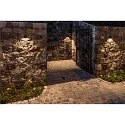 SLV Outdoor LED Wandleuchte QUAD, IP44 IK02, eckig, down, 4.6W 3000K 100lm 90°,Aluminium / Glas , schaltbar, anthrazit