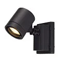 SLV Außenstrahler MYRA SINGLE, IP55, 1-flammig, GU10 max. 50W, dreh- und neigbar, Anthrazit