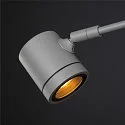 SLV Outdoor Displayleuchte MYRA DISPLAY CURVE, IP55, GU10 max. 50W, dreh- und neigbar, Silbergrau