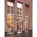 SLV Outdoor Displayleuchte MYRA DISPLAY CURVE, IP55, GU10 max. 50W, dreh- und neigbar, Silbergrau