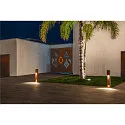 SLV LED Outdoor Stehleuchte RUSTY SLOT 80, IP55, Höhe 80cm, 8.6W 3000K 30lm, FeCSi-Stahl gerostet