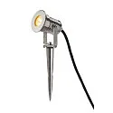 SLV Outdoor LED Aufbau-Strahler DASAR PROJECTOR®,  Hochvolt-Modell, IP67 IK04, 230V AC, 4.6W 3000K 300lm 40°, Edelstahl 316