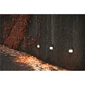 SLV LED Wand-Einbauleuchte ADI, IP55 IK02, 230V AC / sek. 500MA, 18W 3000K 940lm , Aluminium / PC, exkl. Einbautopf, anthrazit