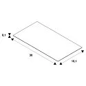 SLV Zubehör für LED Notleuchte P-LIGHT 33 LED Piktogrammfolie, grün